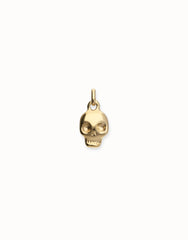 Charm In The Shape Of A Skull - Gold