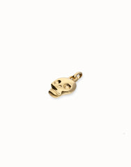 Charm In The Shape Of A Skull - Gold