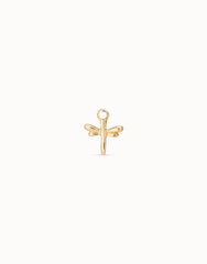 Dragonfly-Shaped Piercing Charm - Gold