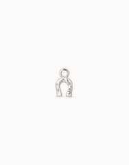 Horseshoe Shaped Piercing Charm - Silver