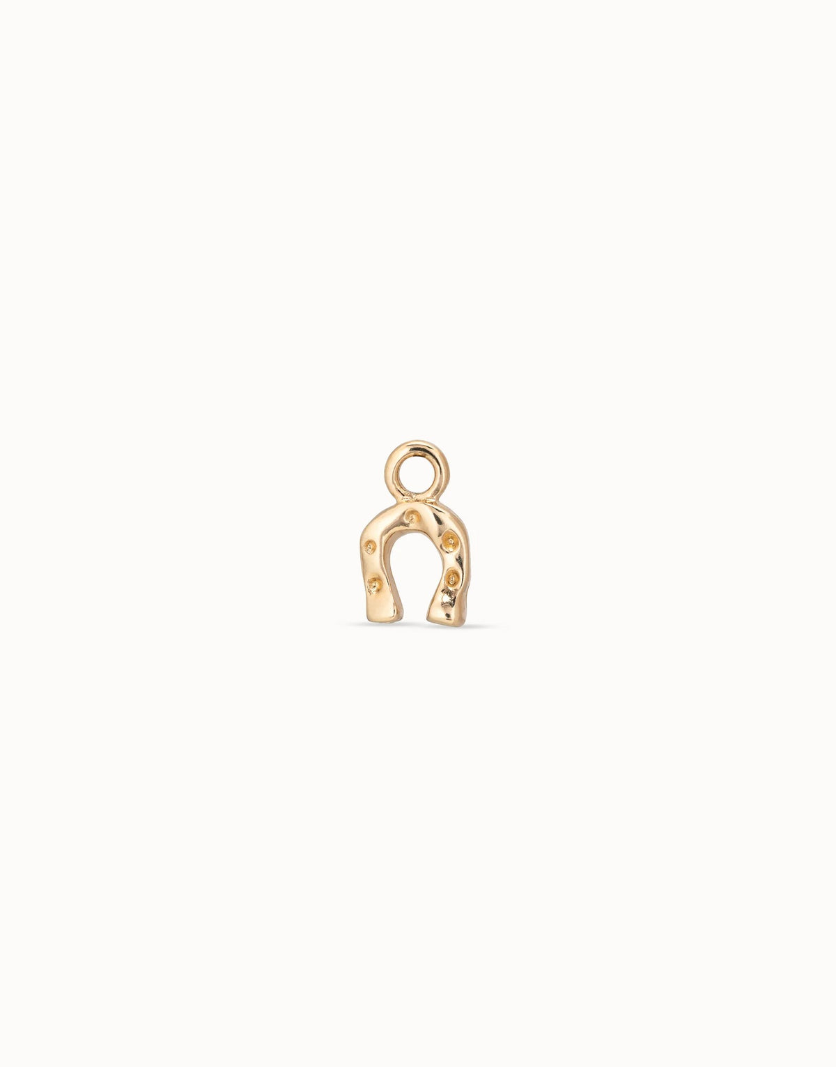 Horseshoe Shaped Charm - Gold