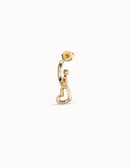 Heart-Shaped Charm - Gold