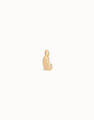 Heart-Shaped Charm - Gold