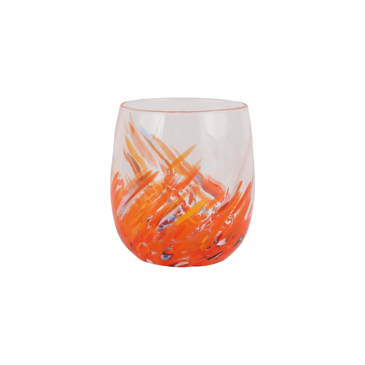 Chiara Orange Short Tumbler