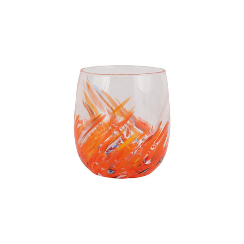 Chiara Orange Short Tumbler