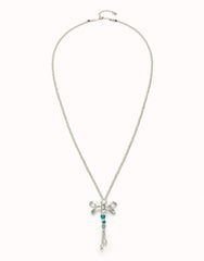Long Pendant Necklace With A Dragonfly