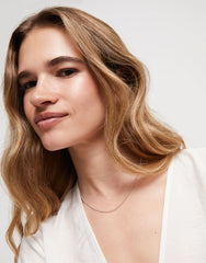 Link Chain Charm Necklace - Silver