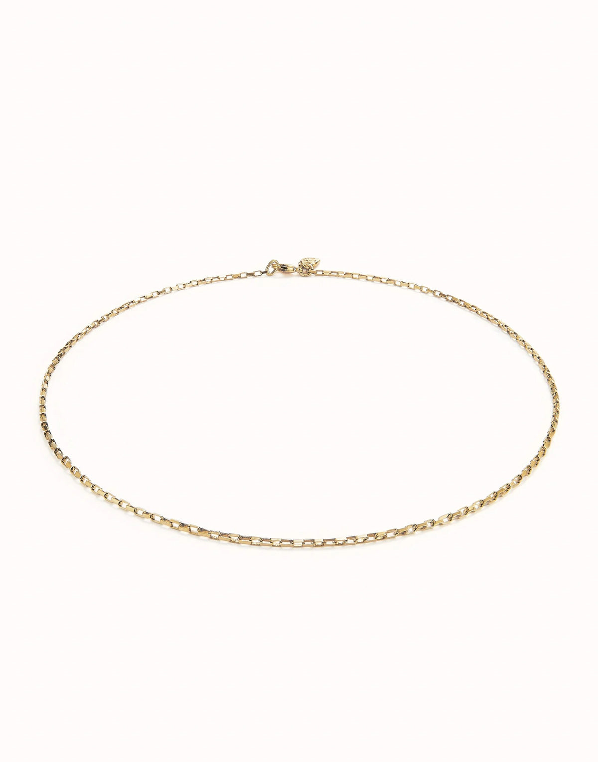 Short Link Chain Charm Necklace - Gold