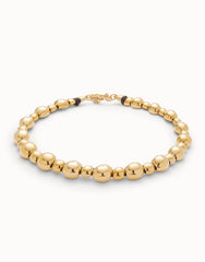 Beaded Short Necklace - Gold