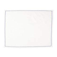 Cotone Linens Ivory Placemats With Stitching - Set Of 4