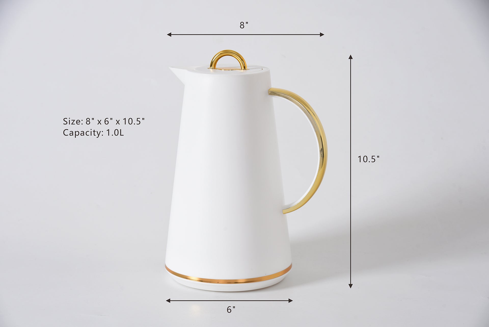 Classic Thermal Carafe White/Gold