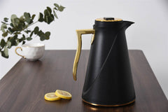 Textured Thermal Carafe - Black/Gold