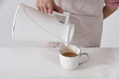Textured Thermal Carafe - White/Silver