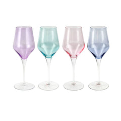 Contessa Assorted Wine Glasses - Set Of 4