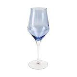 Contessa Water Glass, Blue