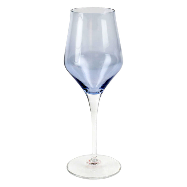 Contessa Wine Glass, Blue