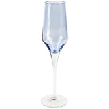Contessa Champagne Glass, Blue