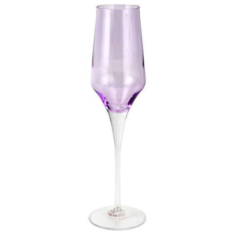 Contessa Champagne Glass, Lilac