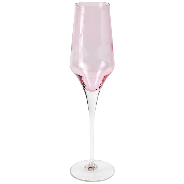 Contessa Champagne Glass, Pink