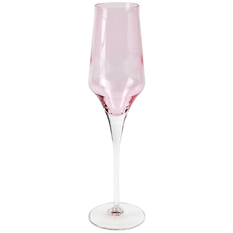 Contessa Champagne Glass, Pink