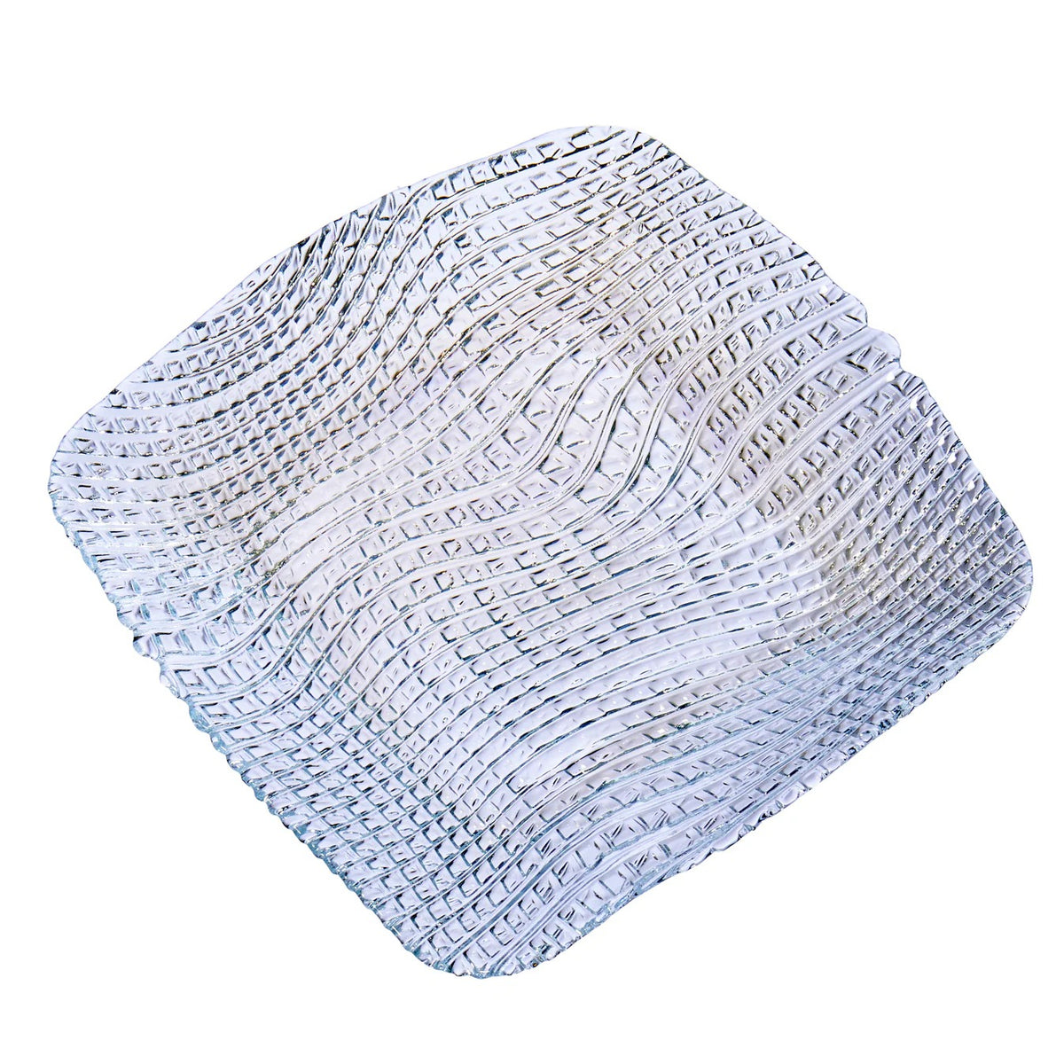 Debora Carlucci Clear Murano Square Candy Dish
