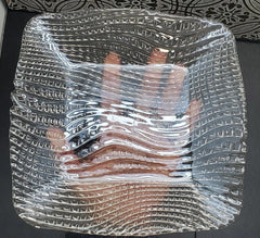Debora Carlucci Clear Murano Square Candy Dish