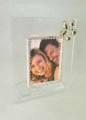 Debora Carlucci 5 x 6 Photo Frame W/ Swarovski Crystal Flower Brooch