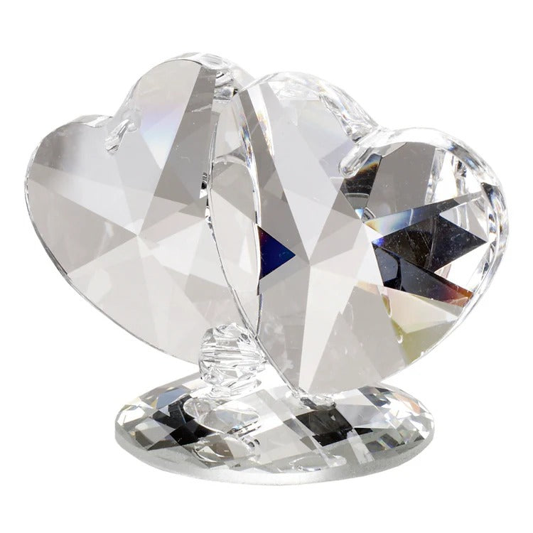 Debora Carlucci Crystal Double Heart Figurine