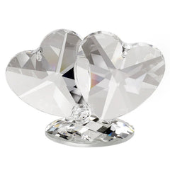 Debora Carlucci Crystal Double Heart Figurine