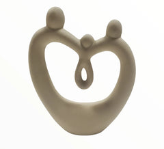 Italian Sand Family Figurine