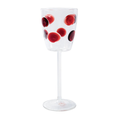 Drop Wine Glass, Red