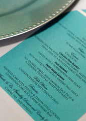 Couture Menu Cards