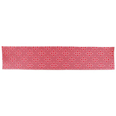 Damask Red Runner