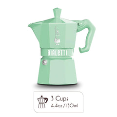 Exclusive Moka Express 3 Cups Green