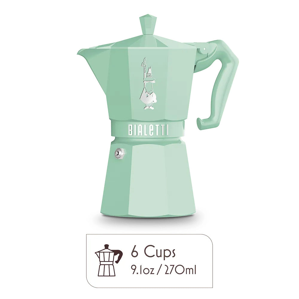 Exclusive Moka Express 6 Cups Green