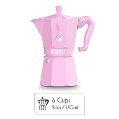 Exclusive Moka Express 6 Cups Pink