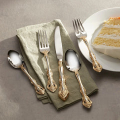 Golden Michelangelo 5-Piece Flatware Set
