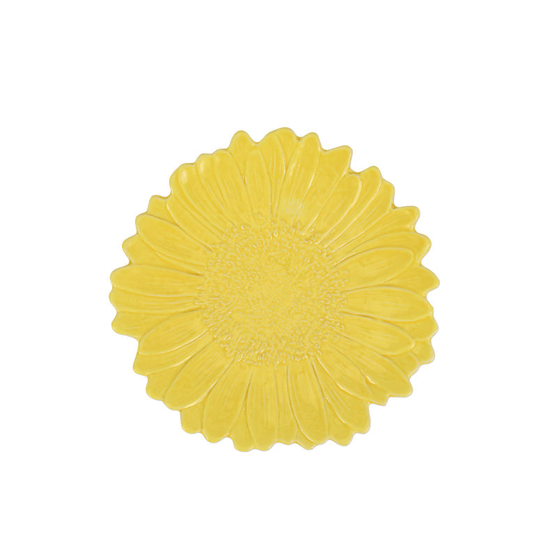 Fiori Di Campo Yellow Daisy Salad Plate