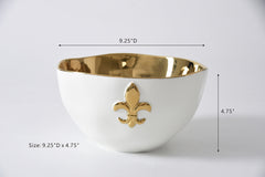 Fleur-De-Lis Large Bowl