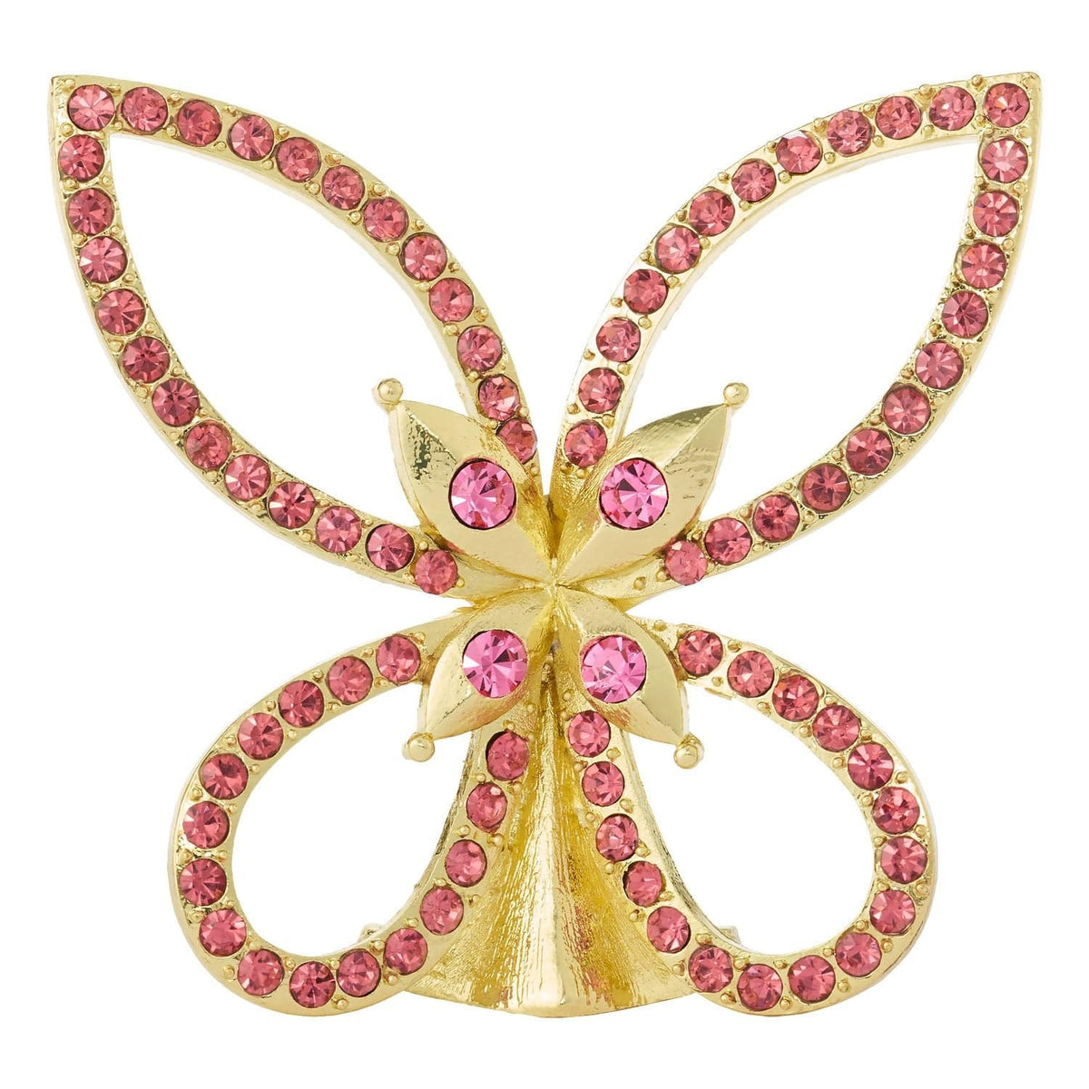 Gold Papillon Figurine - Rose