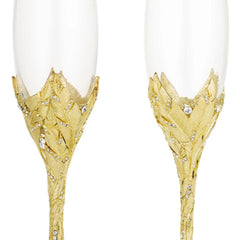 Preen Flute (Set of 2) - Gold