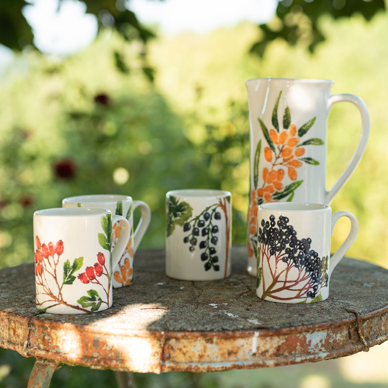 Foresta Primavera Assorted Mugs - Set Of 4