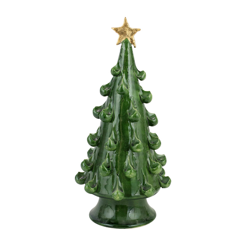 Foresta Green Medium Tree With Gold Star