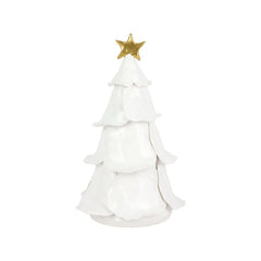 Foresta White Medium Ruffled Tree