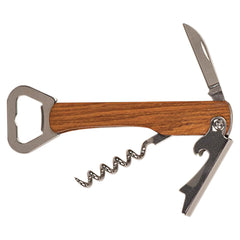 Wooden Bottle Opener & Wine Corkscrew