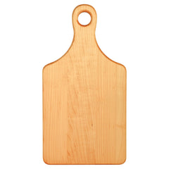 13 1/2 x 7 Maple Paddle Shaped Cutting Board