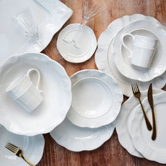 Giorno White Dinner Plate