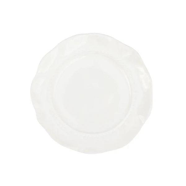 Giorno White Salad Plate