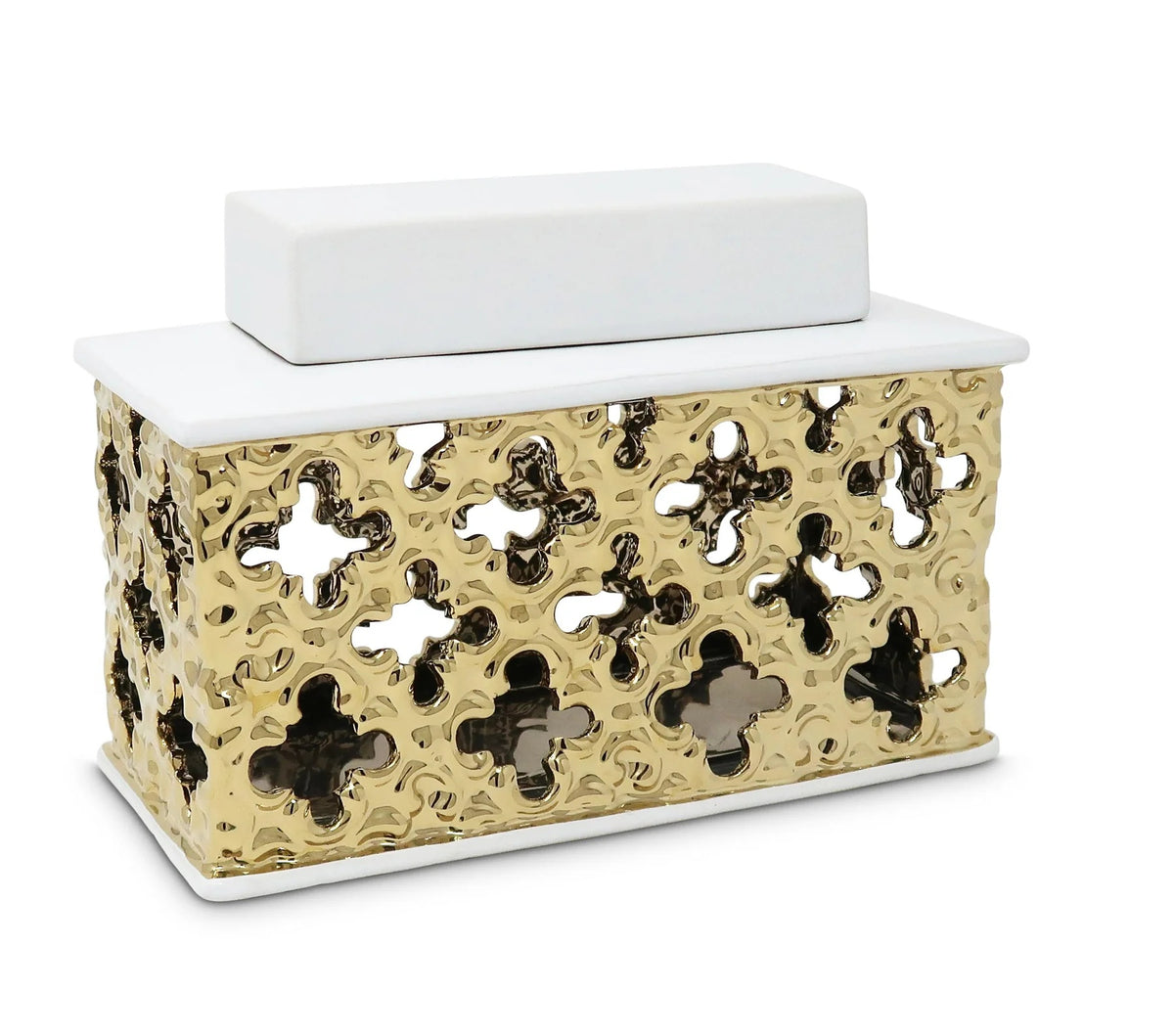 Gold Decorative Jar - Medium