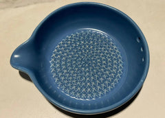 Garlic Grater Bowl with Herb Stripper & Spout – Horizon Blue